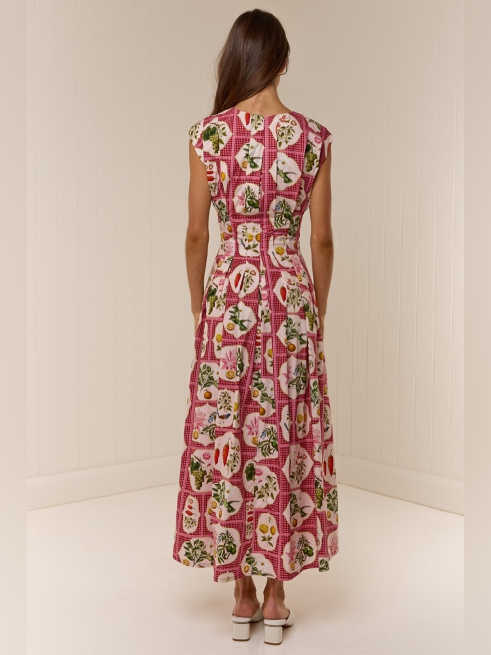 PALM. NOSSA Carter Dress 100% Cotton Poplin - Picture 2 of 6